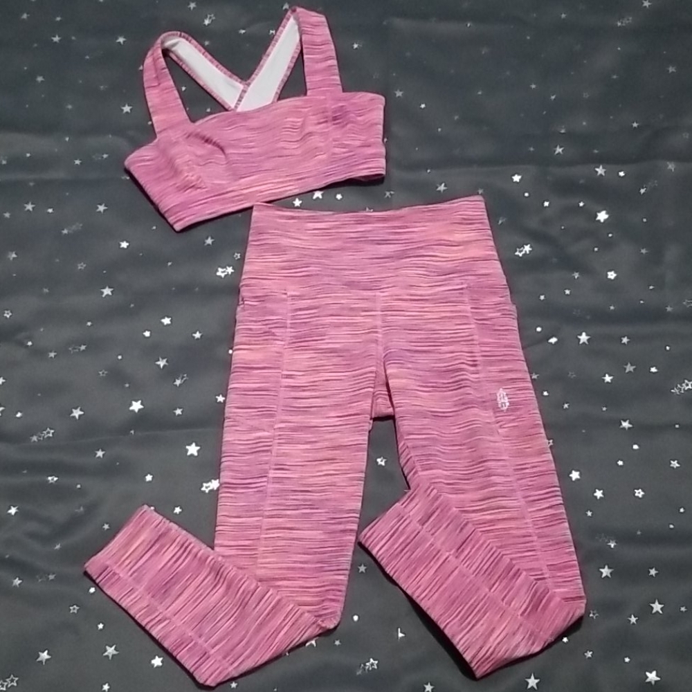 *SET*F/p MOVEMENT High-Rise Roller legging + Crop